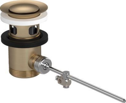 Chrom đen chất thải thiết lập Pop Up cho bồn trộn và Bidet Mixers trắng