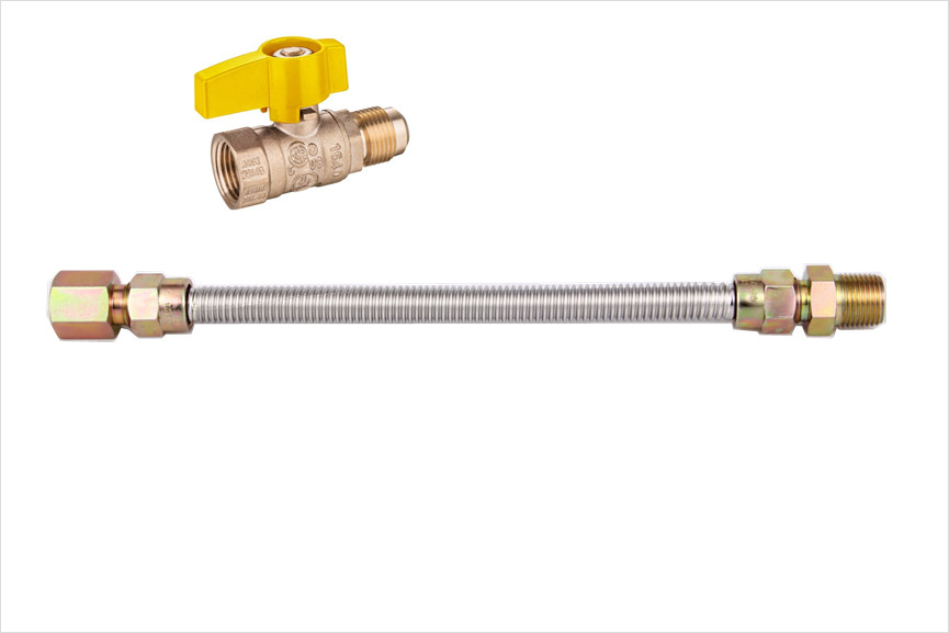 150PSI Ss304 ống dẫn linh hoạt ống dẫn thép không gỉ lồi cho đầu nối khí