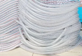 Non Torsion Clear Flexible Reinforced Hose Water PVC Braided Hose Để giặt xe trong vườn