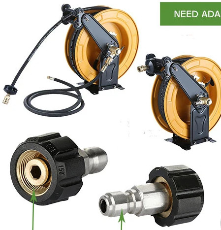 Máy giặt áp suất cao ống ống phun ID 6mm 8mm thép không gỉ ống linh hoạt với chất tẩy rửa