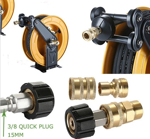 Máy giặt áp suất cao ống ống phun ID 6mm 8mm thép không gỉ ống linh hoạt với chất tẩy rửa