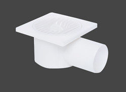 Dòng thoát nước sàn tắm bằng nhựa PP 100 X 100 X 50mm Dòng thoát nước sàn phòng tắm ngang