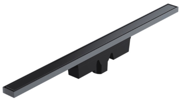 Đường thẳng kiểu tắm màu xám DIA 50mm Đen đường thẳng