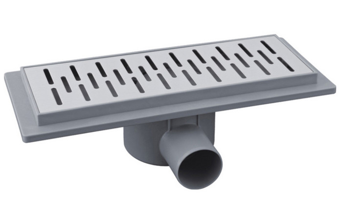 360 độ Rotatable chân ngang vòi trén với SS Ceramic Cover tuyến tính thoát nước vòi trén