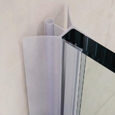 1950mm phòng tắm kính cửa tắm 450 + 450mm góc tắm