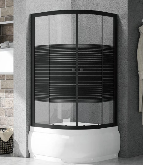 Quảng trường góc phòng tắm cao ngưỡng khúc trượt 800 X 800 phòng tắm