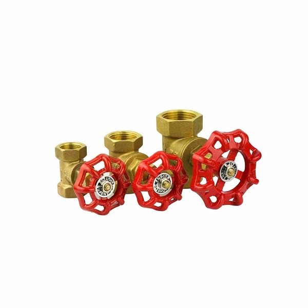 Đèn cửa đồng rèn bánh tay 1/2 In - 2 In Vòng cắt dây nữ