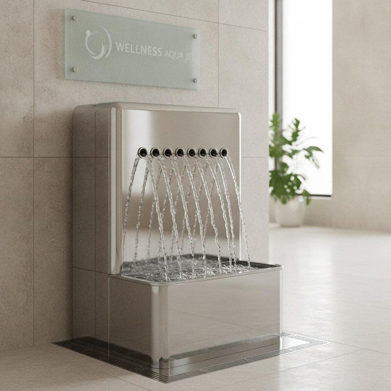 Lâu Jet SPA bồn tắm cung cấp chrome kết thúc giải pháp hoàn hảo cho các câu lạc bộ sức khỏe trung tâm sức khỏe và các thiết bị spa khách sạn